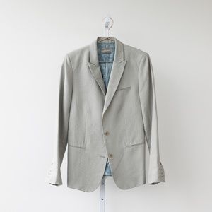 Zadig & Voltaire Taupe Rhinestone Butterfly Blazer